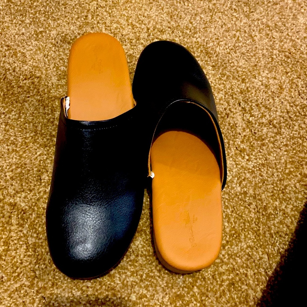 Black clogs